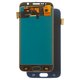 LCD compatible with Samsung G920 Galaxy S6, (dark blue, with light adjustable, Best copy, without frame, Copy, (TFT))