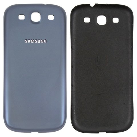 Battery Back Cover compatible with Samsung I9300 Galaxy S3, dark blue 