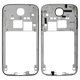 Housing Middle Part compatible with Samsung I9500 Galaxy S4, I9505 Galaxy S4, (gray)