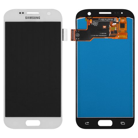 LCD compatible with Samsung G930 Galaxy S7, white, with light adjustable, Best copy, without frame, Copy, TFT  