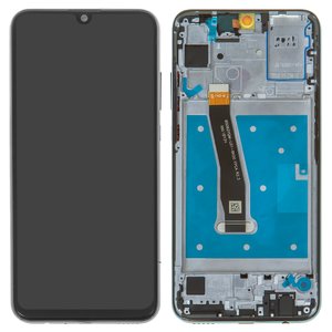 LCD compatible with Huawei Honor 10 Lite, Honor 10i, Honor 20 Lite, Honor 20i, black, with frame, Original PRC , HRY LX1 HRY LX1T HRY AL00T HRY TL00T HRY AL00TA 