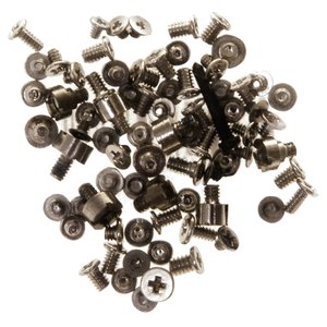 Screw compatible with iPhone XR, black, full set 