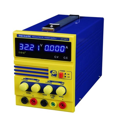 Laboratory Power Supply Mechanic DT30P5, single channel, pulse, up to 30 V, up to 5 A, LED indicators 