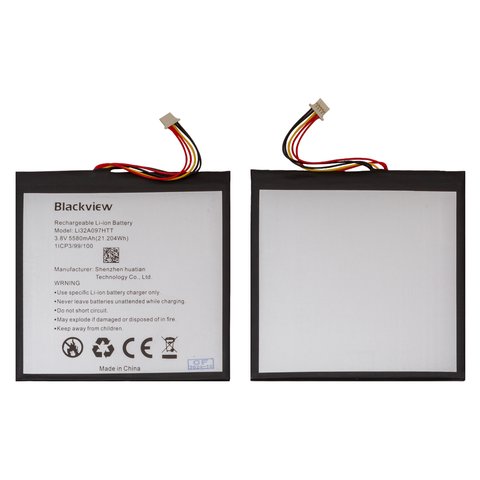 Battery Li32A097HTT compatible with Blackview Tab 5, Tab 6, Li ion, 3.8 V, 5580 mAh, Original PRC