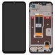 LCD compatible with Realme C31, (black, with frame, High Copy, RMX3501, FPC-MTF065H218-A3)
