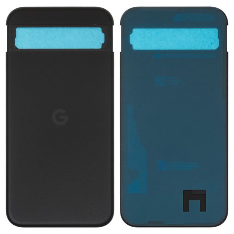 Housing Back Cover compatible with Google Pixel 8a, black, obsidian 
