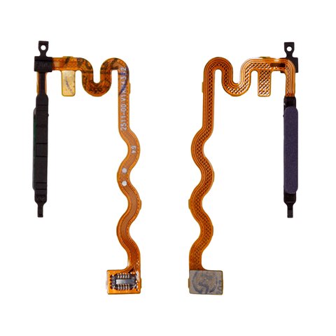 Flat Cable compatible with Motorola Moto E14, Moto G15, Moto G24, dark blue, with fingerprint scanner Touch ID  
