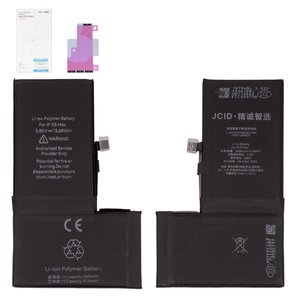 Аккумулятор JCID для Apple iPhone XS Max, Li Polymer, 3,8 В, 3600 мАч, повышенная ёмкость