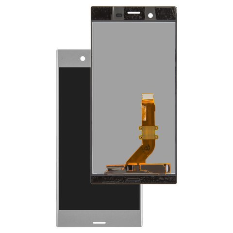 Pantalla LCD puede usarse con Sony G8231 Xperia XZs, G8232 Xperia XZs Dual, plateado, Original PRC 