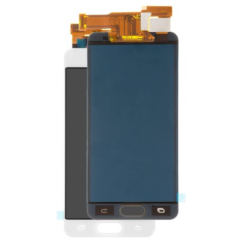 Pantalla LCD puede usarse con Samsung A310 Galaxy A3 2016 ; Samsung, blanco, sin ajuste de brillo, sin marco, Copy, TFT 