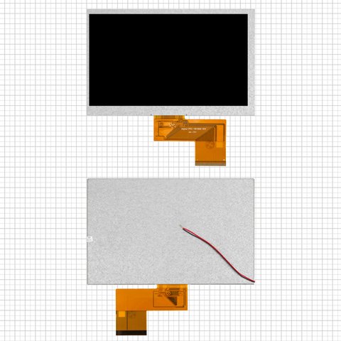 Pantalla LCD puede usarse con China Tablet PC 7", 60 pin, sin marco, #H H07012FPC AJ1 FPC Y81860 7300101371 FY7018D02 3,5K E203460 SXM070T 112 104 028 18A YX07001 001 H B07012FPC S1 KX0706003 A0