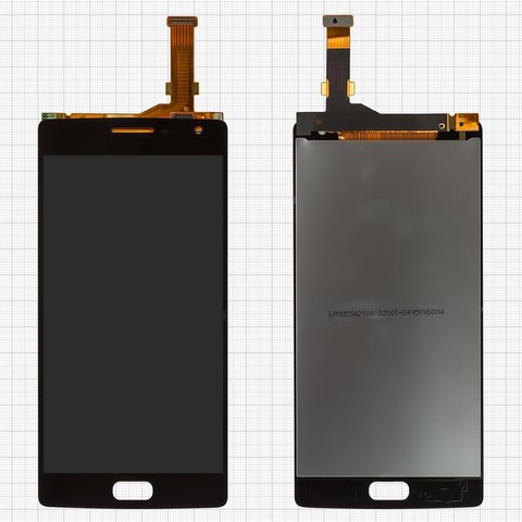 Pantalla LCD puede usarse con OnePlus 2, negro, Original PRC 