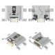 Conector de carga puede usarse con Huawei Ascend P7, 5 pin, micro USB tipo-B