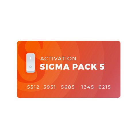 Activación Sigma Pack 5