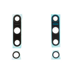 Vidrio de cámara puede usarse con Xiaomi Mi 10, negro, juego de 2 uds., M2001J2G, M2001J2I