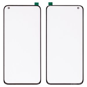 Vidrio de carcasa G+OCA PRO puede usarse con Xiaomi Mi 10, Mi 10 Pro, con película OCA, negro