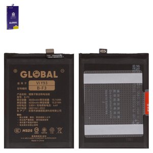 Batería Mechanic B F3 puede usarse con Vivo Y90, Y91, Y93, Y95, Li Polymer, 3.85 V, 4030 mAh