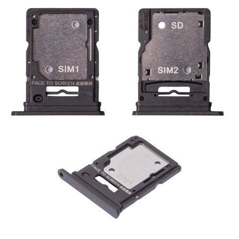 Sujetador de tarjeta SIM puede usarse con Xiaomi Poco M7 Pro 5G , Redmi Note 14 5G, negro, midnight black