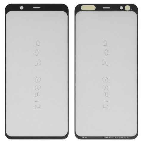 Vidrio de carcasa G+OCA PRO puede usarse con Google Pixel 4 XL, con película OCA, negro