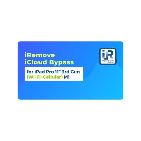 iRemove iCloud Bypass para iPad Pro 11 inch 3rd Gen Wi Fi+Cellular  M1
