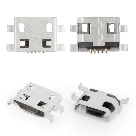 Коннектор зарядки для Fly Flylife Connect 7.85 3G 2, 5 pin, micro USB тип B