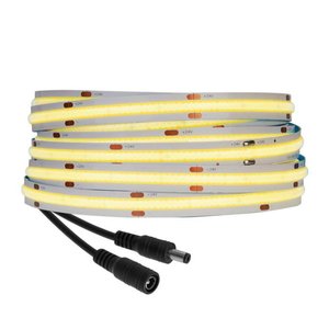 Світлодіодна стрічка COB 480 світлодіодів, холодний білий RA90, DC 24 В, 1 м 