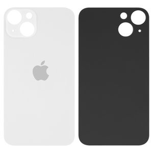 Задняя панель корпуса для iPhone 13, белая, не нужно снимать стекло камеры, big hole