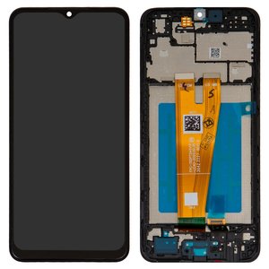 Дисплей для Samsung A045 Galaxy A04, чорний, з рамкою, Original PRC 