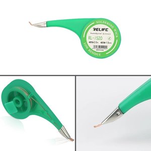 Стрічка для випаювання RELIFE RL 1520, Ш  1,5 мм, Д  2 м