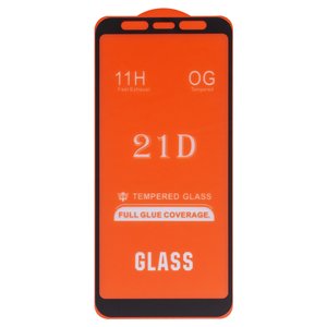 Захисне скло для Samsung A605 Dual Galaxy A6+ 2018 , сумісне з чохлом, Full Glue, без упаковки , чорний