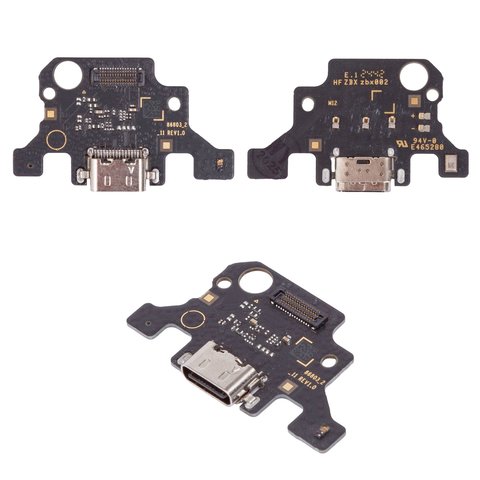 Шлейф для Samsung X215 Galaxy Tab A9 Plus LTE, коннектора зарядки, с компонентами, плата зарядки