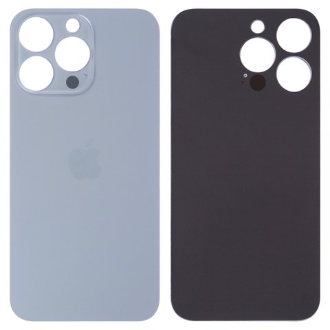 Задняя панель корпуса для iPhone 13 Pro, голубая, не нужно снимать стекло камеры, Original PRC , sierra Blue, big hole