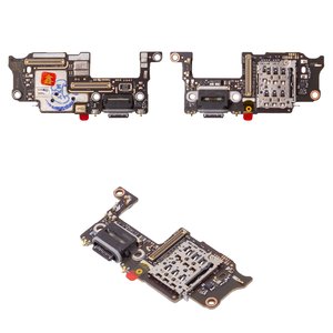 Шлейф для Google Pixel 9 Pro XL, коннектора зарядки, с компонентами, Original PRC , плата зарядки, USB тип C