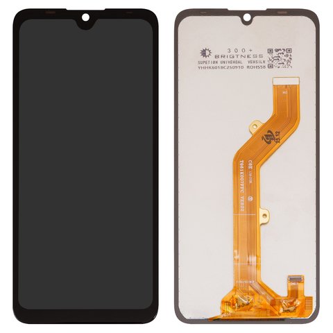 Дисплей для Tecno Pop 5 BD2 , черный, без рамки, Сopy, BD2, BD2p, BD3, BD1, BD2d, #T061K007FPC VER02