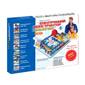 Электронный конструктор ЗНАТОК 999 схем REW K001 
