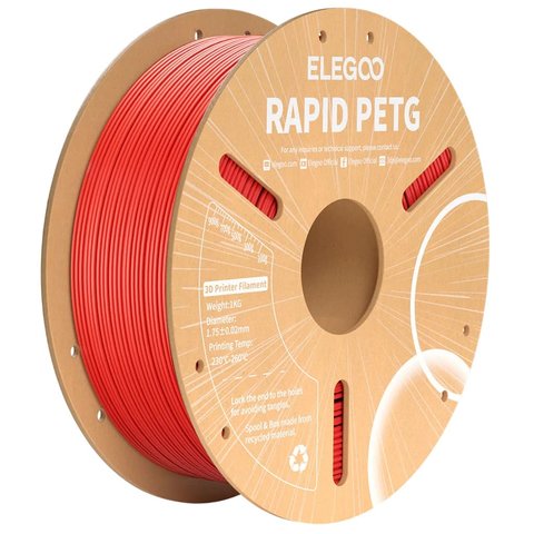 Филамент ELEGOO RAPID PETG, красный red , 1 кг