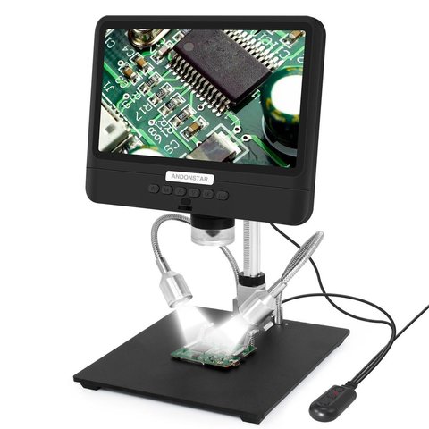 Microscopio USB digital con pantalla Andonstar AD208
